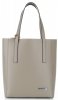 Bőr táska shopper bag Vittoria Gotti bézs V3121